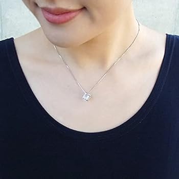 シルバー 立方体ペンダント ネックレス 楽天市場】マジェスフィッセン スクエア キューブ ペンダント